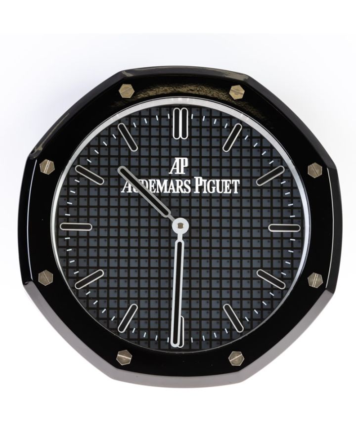 Audemars Piquet Modern Style Silver Hands Black Wall Clock - Luxury ...